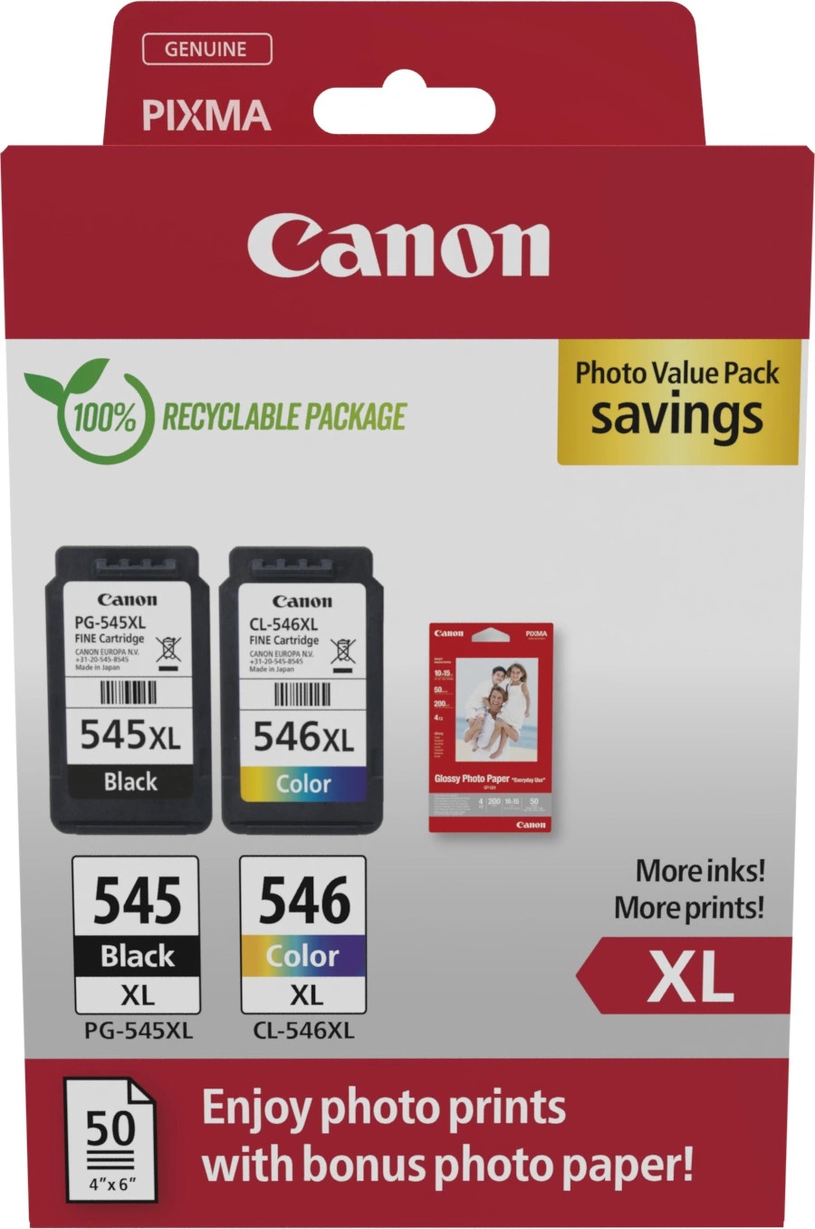 Canon PG-545XL/CL-546XL Multipack (8286B011)
