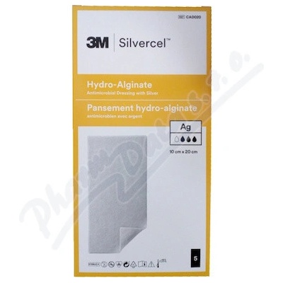 Silvercel antimikrob.krytí se stříbrem 10 x 20 5 ks