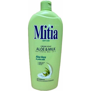 Mitia Aloe & Milk tekuté mydlo náhradní náplň 1 l