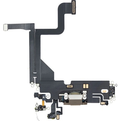 AppleKing nabíjací a audio flex konektor pre Apple iPhone 13 Pro - zlatá