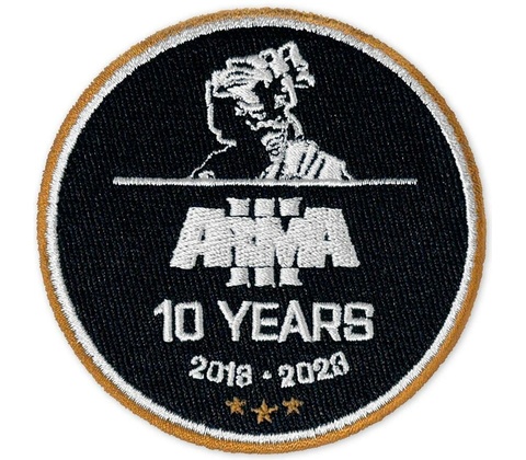 Arma 3 10th Anniversary Velcro Patch