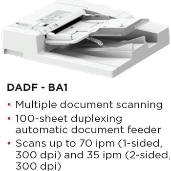 Canon Автоматичен подаващ DADF Canon DADF-BA1, до 100 листа, A3-A5, 70 ipm - 3813C001AA (3813C001AA)