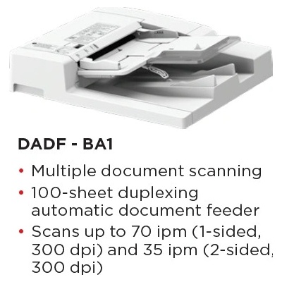 Canon Автоматичен подаващ DADF Canon DADF-BA1, до 100 листа, A3-A5, 70 ipm - 3813C001AA (3813C001AA)