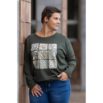 Italy fashion Mikina od SRDCE Krémová – Zbozi.Blesk.cz