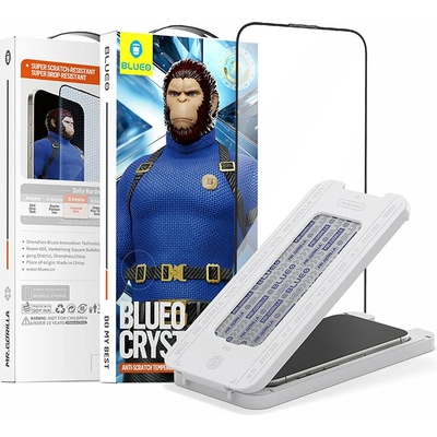 Blueo Протектор За Скреч Стъкло с Апликатор - Crystal Anti - iPhone 15 Pro Max