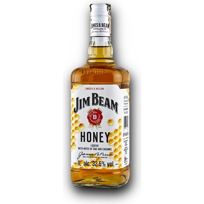 Jim Beam Honey 32,5,% 1 l (čistá fľaša)