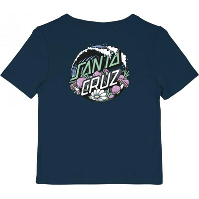 SANTA CRUZ tričko Mushroom Wave Dot Splice T Shirt Tidal Teal TIDAL TEAL