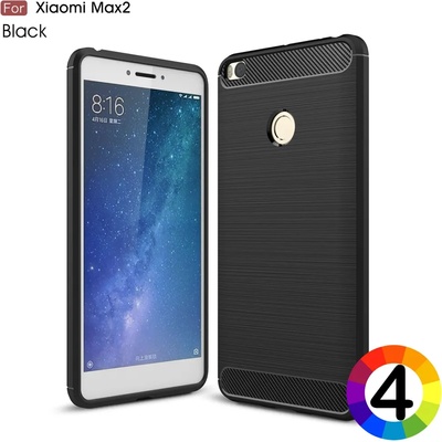 Xiaomi Mi Max 2 Удароустойчив Carbon Fiber Калъф и Протектор