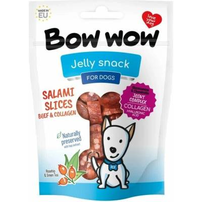 Bow wow poch Salámová kolečka hovädzie a kolagen 80 g