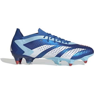 Adidas Футболни бутонки Adidas Predator Accuracy . 1 Low Soft Ground Football Boots - Blue/White