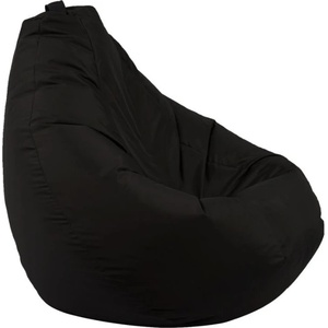 Pufrelax Пуф круша 320л. , Nirvana Grande - Panama Black, Водоустойчив, Перящ се калъф, Пълнеж от Полистиролни перли (PUF-G-NGR-PEX-BL)