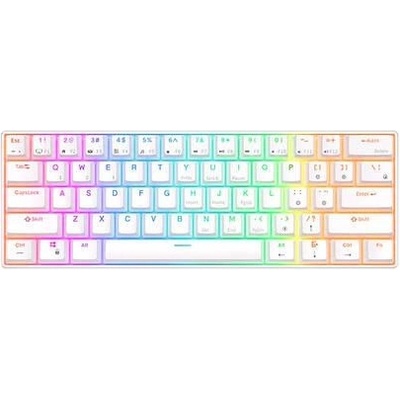 Royal Kludge RK61 RGB brown switch white