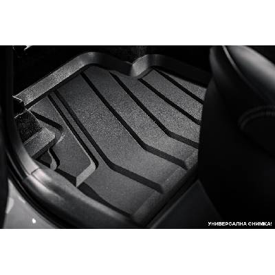 3D Гумени стелки SPARTline за Toyota Rav4, Rav4 Hybrid след 2018 година, Suzuki Across след 2020 година, 4 части, черни (SL1113)