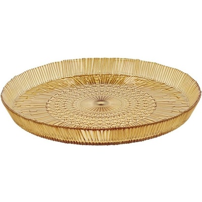 Bitz Okrouhlý servírovací tác Kusintha 30cm Amber