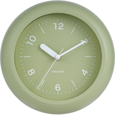 Karlsson Стенен часовник Slope, светлозелен (KA6047GR)