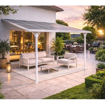 Westmann Bruce 313 hliníková pergola k stene 313x300 cm, biela SI06104W