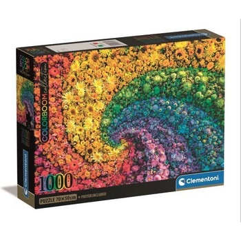 Clementoni Clementoni: Цветен вихър от цветя - пъзел с 1000 части (39779)