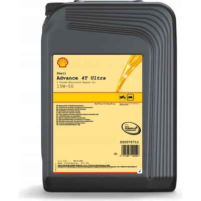 Shell Advance 4T Ultra 15W-50 20 l