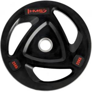 HMS Олимпийско гумено тегло hms tox25, 25 кг / 51 мм
