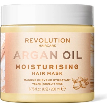 Revolution Haircare Moisturising Argan Oil maska na vlasy 200 ml