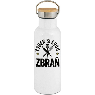123TRIKO Vyber si svou zbraň, černý tisk 500 ml narozeniny