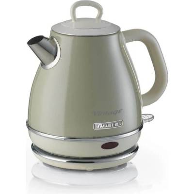 Ariete Електрическа кана Ariete VINTAGE, 1л. , 1630 W, 360 ° безжична въртяща се основа, Студени стени, Автоматично изключване - БЕЖОВ (AR-00C286803AR0)