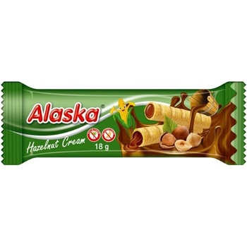 Alaska Trubičky plnené orieškovým krémom 18 g