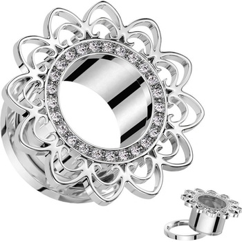 Šperky4U tunel do ucha Filigrán TN01152-08