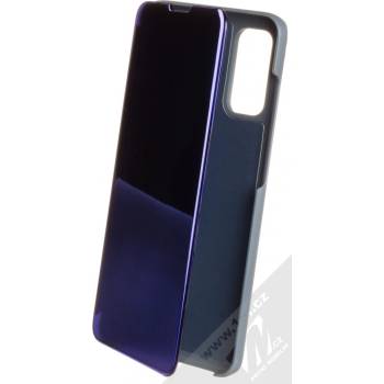 Pouzdro 1Mcz Clear View Samsung Galaxy S20 modré