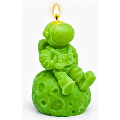 Svíčkománie3D Astronaut zelená 50 g