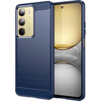 Carbon odolný gelový obal na Realme 14x 5G/Realme C75 - modrý – Zboží Živě