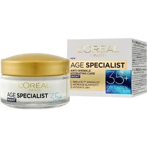 L'Oréal Paris Age Specialist 35+ - Хидратиращ нощен крем за лице 50мл