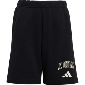 Adidas Детски къси панталони adidas Kid's Seasonals Collegiate Typography Short Shorts - Black - размер 176 (EU) (701-4775-0116)