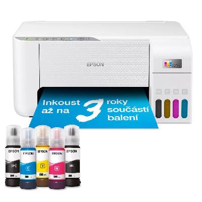 Epson EcoTank L3276/ 5760 x 1440/ A4/ MFZ/ ITS/ 4 barvy/ WiFi/ USB/ 5 let záruka po registraci