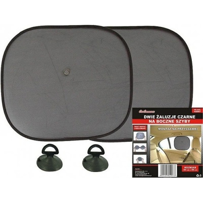 Amio Boční sluneční clony - černé 44x38cm 2ks – Zbozi.Blesk.cz