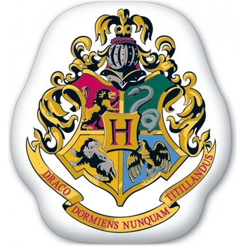 Carbotex Tvarovaný 3D vankúš Harry Potter erb Hogwarts 37x35