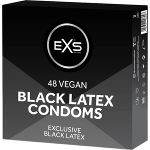 EXS Condoms Black - черни презервативи (48 бр. ) - lovesexshop
