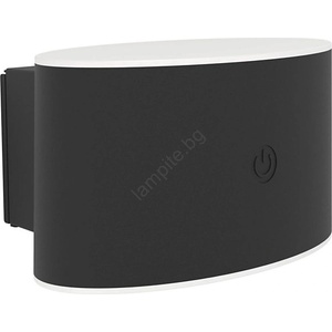 EGLO 75875 - димируемо външно настенно осветително тяло VALGIANO LED/5W/5V 2000 mAh IP44 черно (EG75875)