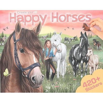 Top Model Happy horses stickerbook