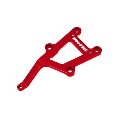 Traxxas предна алуминиева греда на шасито червена
