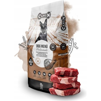 Canun dog menu s hovädzím mäsom 30% mäsa 20 kg