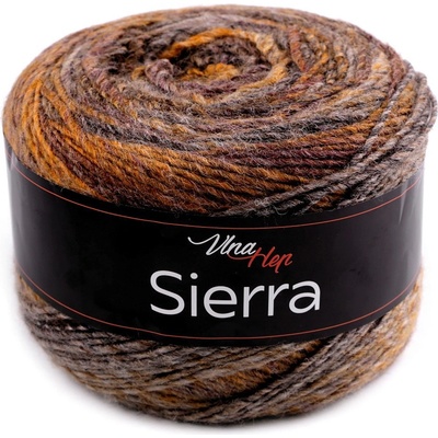 Prima-obchod Pletací příze Sierra 150 g, barva 7 (7207) béžová hořčicová