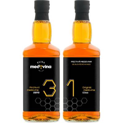 Medovina Elisa dárek k 31. narozeninám 11% 2 x 0,5 l