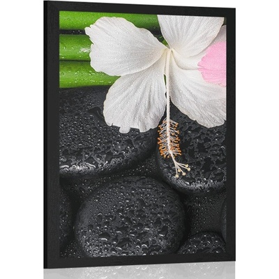 Plagát wellness zátišie - 20x30 white
