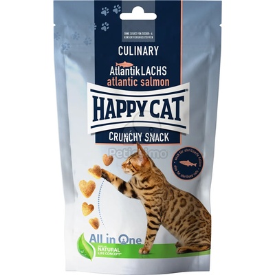 Happy Cat Culinary Crunchy Snack - сьомга 70 г