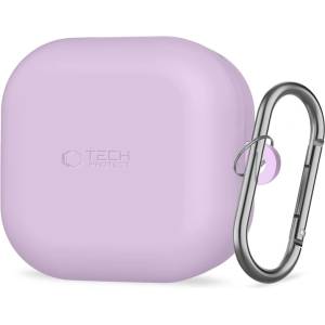 Tech-Protect Силиконов калъф за слушалки Samsung Galaxy Buds 4 / 4 Pro от Tech-Protect Silicone Hook - Lavender (5906302392872)