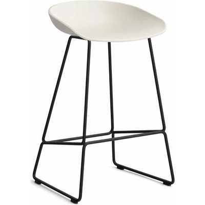 Hay AAS 38 Low black powder coated steel / melange cream
