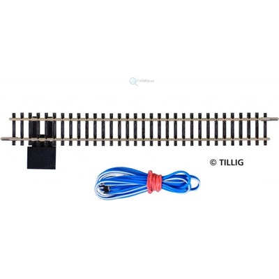 Tillig TT Rovná přípojná kolej, 166 mm pro DCC 83149