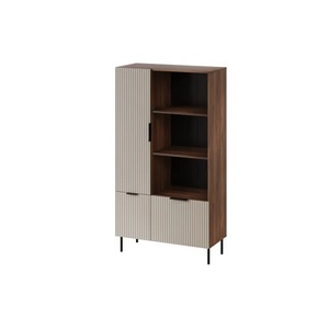 Cama meble Библиотека Cama 4 ALMERA 90x42x165 орех/кашмир (5903815010750)