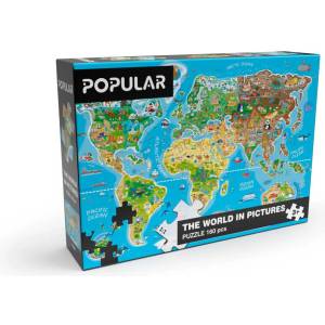 POPULAR Mapa svĚta 160 ks - an